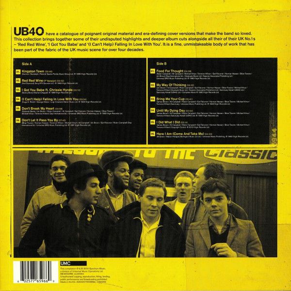 UB40 – Red Red Wine (The Collection) (Europe Pressing - 2019 - Sealed)