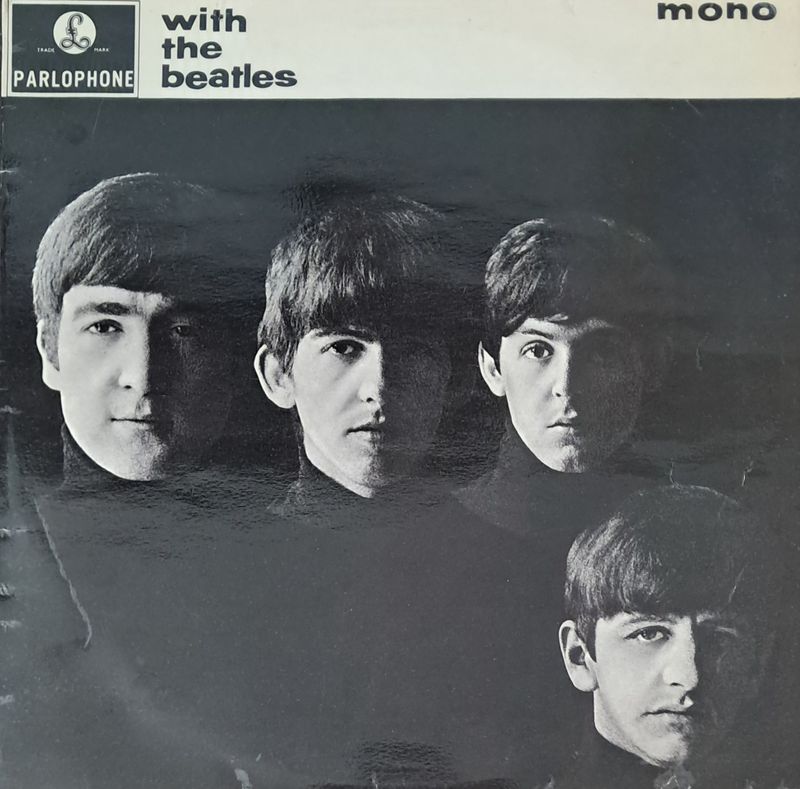 The Beatles – With The Beatles ( Deep Blue and Silver Parlotone Label - XEX 447 / XEX 448 Matrices - Mono - 1963)