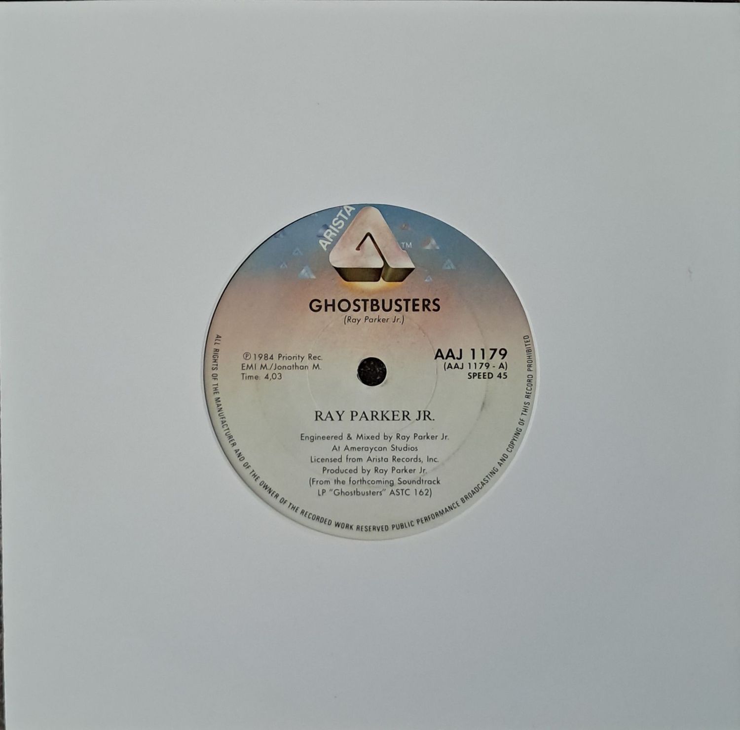 Ray Parker Jr. – Ghostbusters (7 Ray Parker Jr. – Ghostbusters (7"Single - 1984)