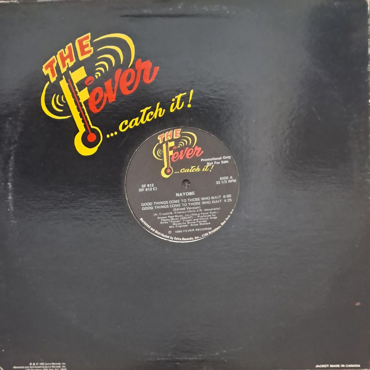 Nayobe – Good Things Come To Those Who Wait (12 Nayobe – Good Things Come To Those Who Wait (12" Maxi - US Pressing - 33RPM - 1986)