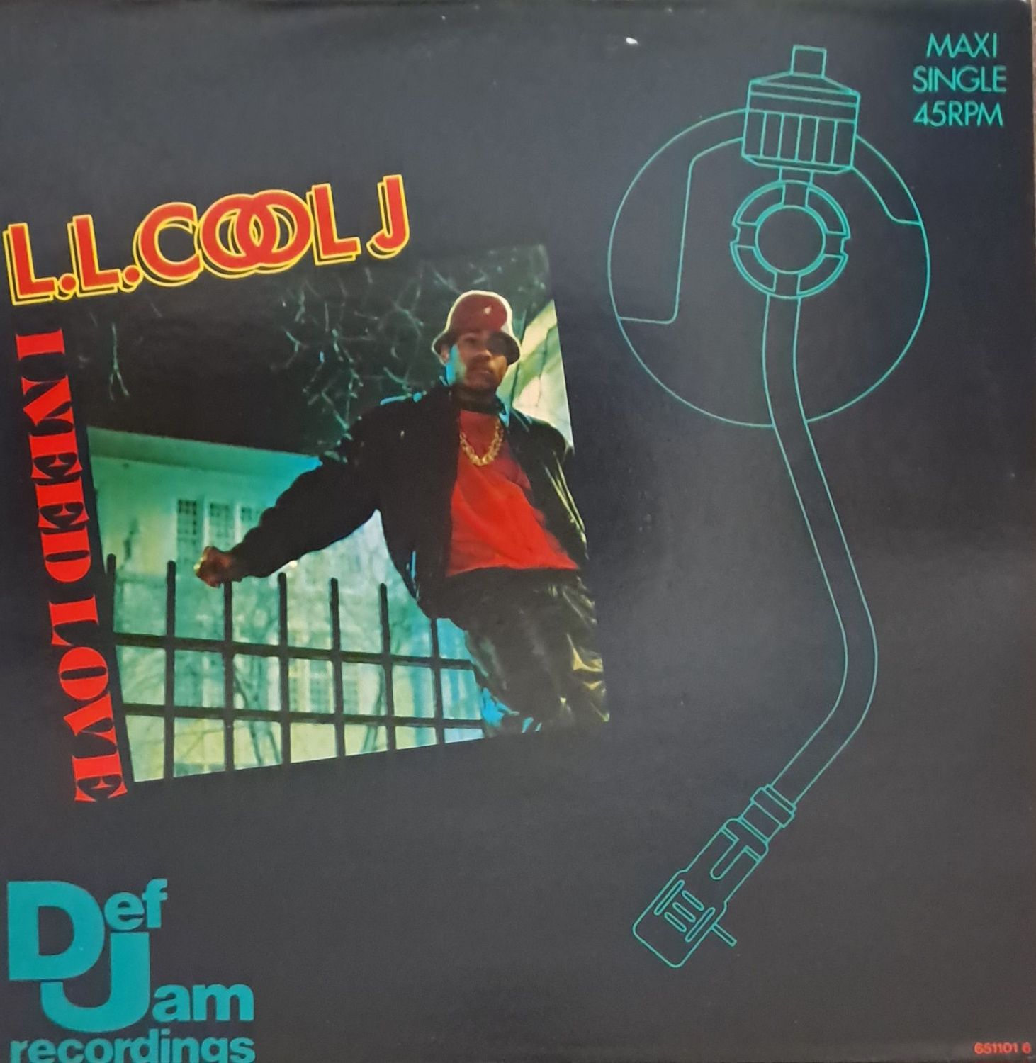 L.L. Cool J – I Need Love (12 L.L. Cool J – I Need Love (12"Maxi - Holland Pressing - 45RPM - 1987)