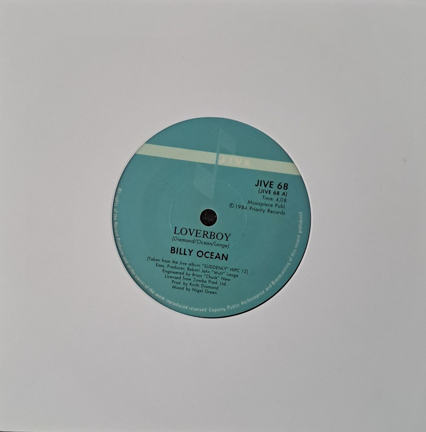 Billy Ocean – Loverboy (7"Single - 1984)