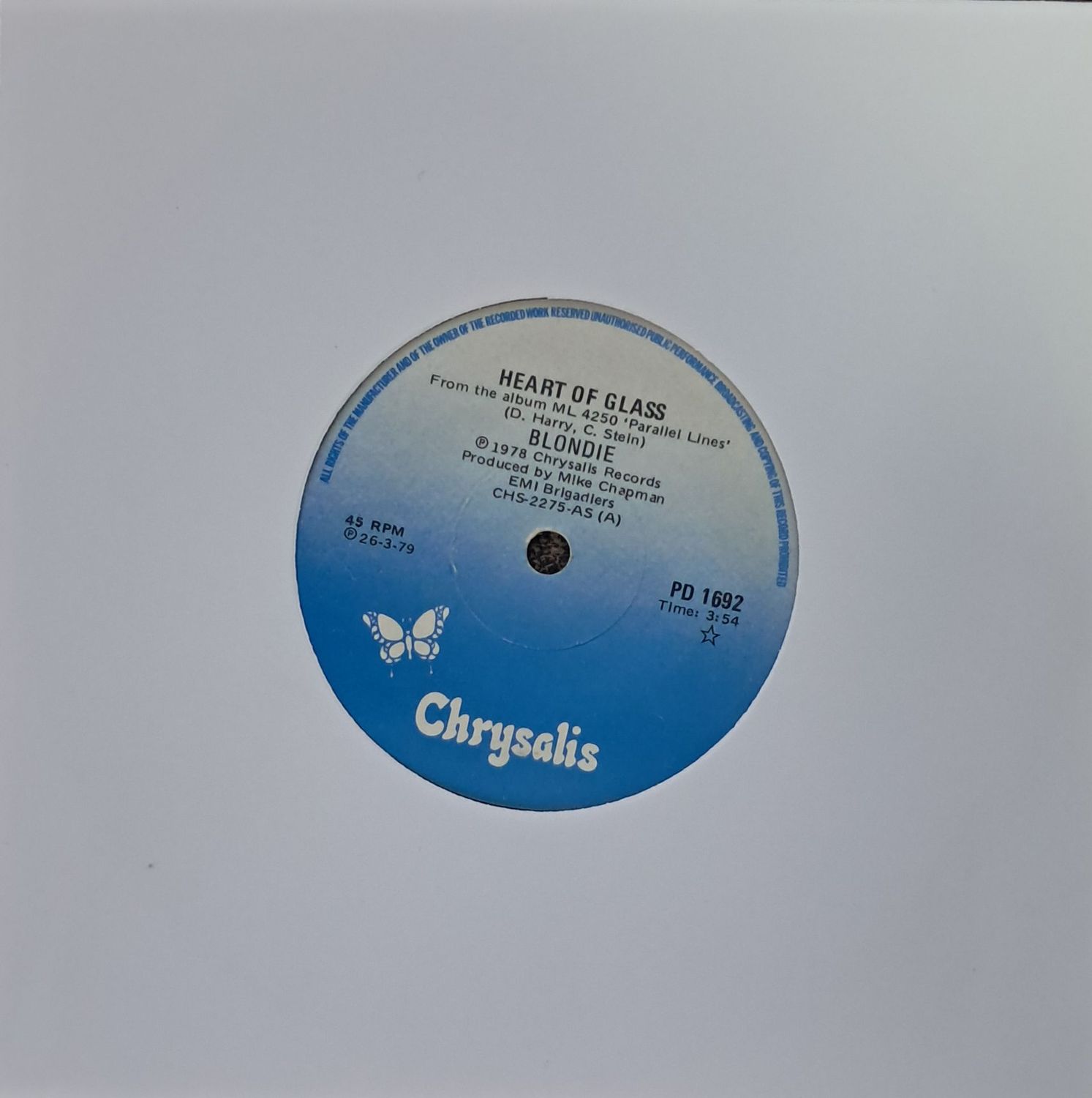 Blondie – Heart Of Glass (7 Blondie – Heart Of Glass (7"Single - 1979)