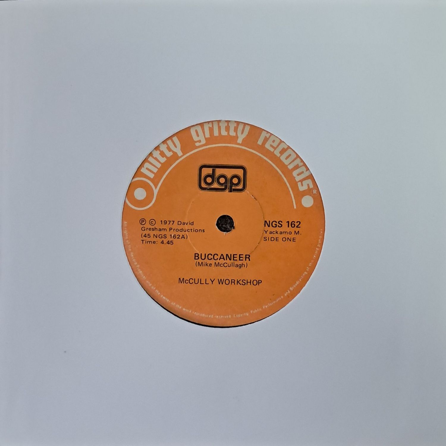 McCully Workshop – Buccaneer (7 McCully Workshop – Buccaneer (7"Single - 1977)