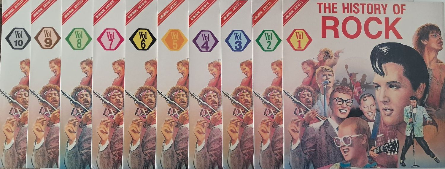 Various – The History Of Rock - Vol 1 - 10 Complete Series (1986 - 1987) Various – The History Of Rock - Vol 1 - 10 Complete Series (1986 - 1987)