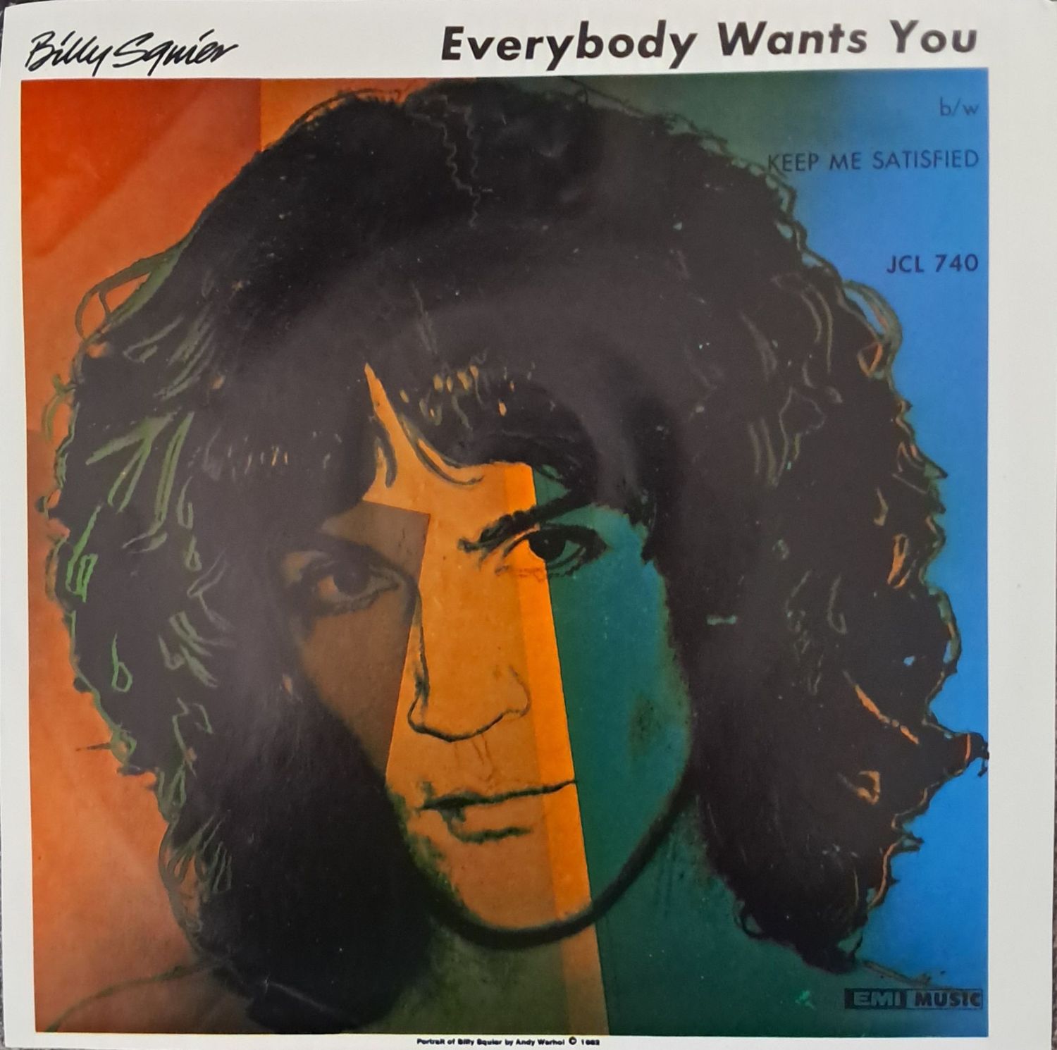 Billy Squier – Everybody Wants You (7 Billy Squier – Everybody Wants You (7"Single - 1982)