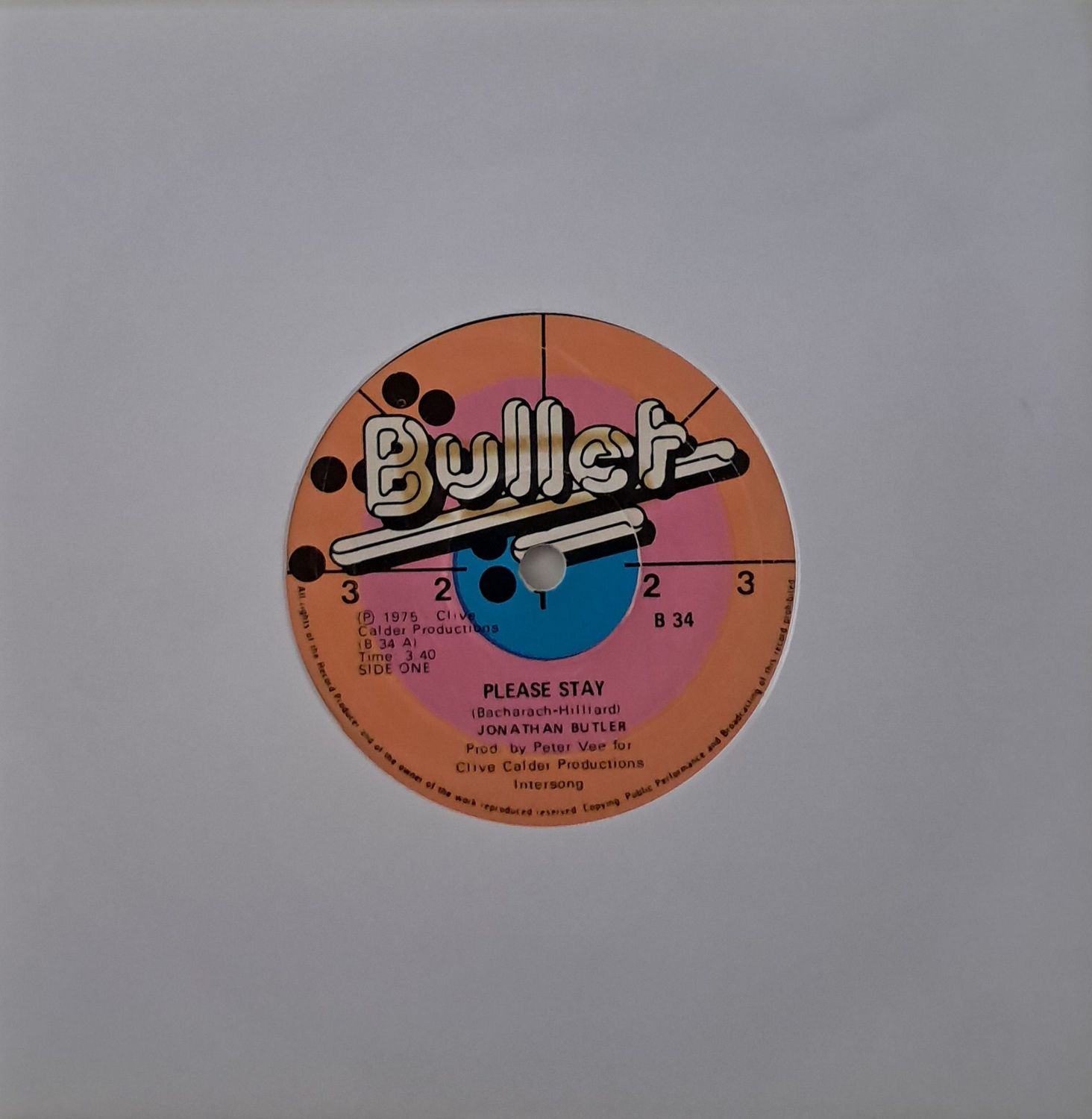 Jonathan Butler – Please Stay / Sunshine In The Morning (7 Jonathan Butler – Please Stay / Sunshine In The Morning (7"Single - 1975)