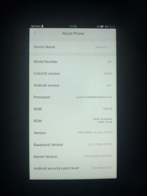 OPPO A57 4/64 FOR SALE. LIKE NEW. SINGLE USER USED. HOME USER. PTA APPROVED. WITH CHARGER &amp; DATA CABLE.