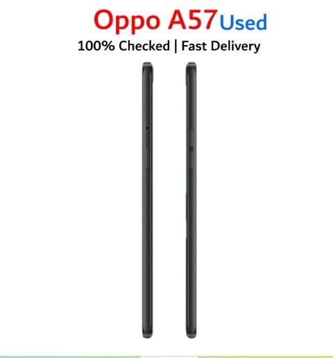 OPPO A57 4/64 FOR SALE. LIKE NEW. SINGLE USER USED. HOME USER. PTA APPROVED. WITH CHARGER &amp; DATA CABLE.