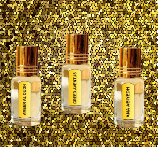🌙 SPECIAL RAMADAN &amp; EID DISCOUNTED OFFER! 🌙 🎉 PACK OF 3 FAMOUS ATTARS – PURE &amp; ALCOHOL-FREE 🎉 💫 Featuring: Ameer Al Oudh Creed Aventus Ana Abiyedh ✨ THE BEST COLLECTION FROM HAM