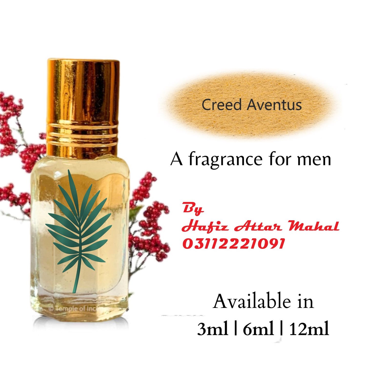 🌙 SPECIAL RAMADAN &amp; EID DISCOUNTED OFFER! 🌙 🎉 PACK OF 3 FAMOUS ATTARS – PURE &amp; ALCOHOL-FREE 🎉 💫 Featuring: Ameer Al Oudh Creed Aventus Ana Abiyedh ✨ THE BEST COLLECTION FROM HAM