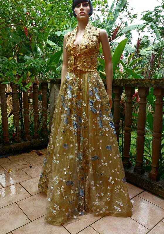 ​JESS 110 : ENSEMBLE OR ET BLEU PERVENCHE