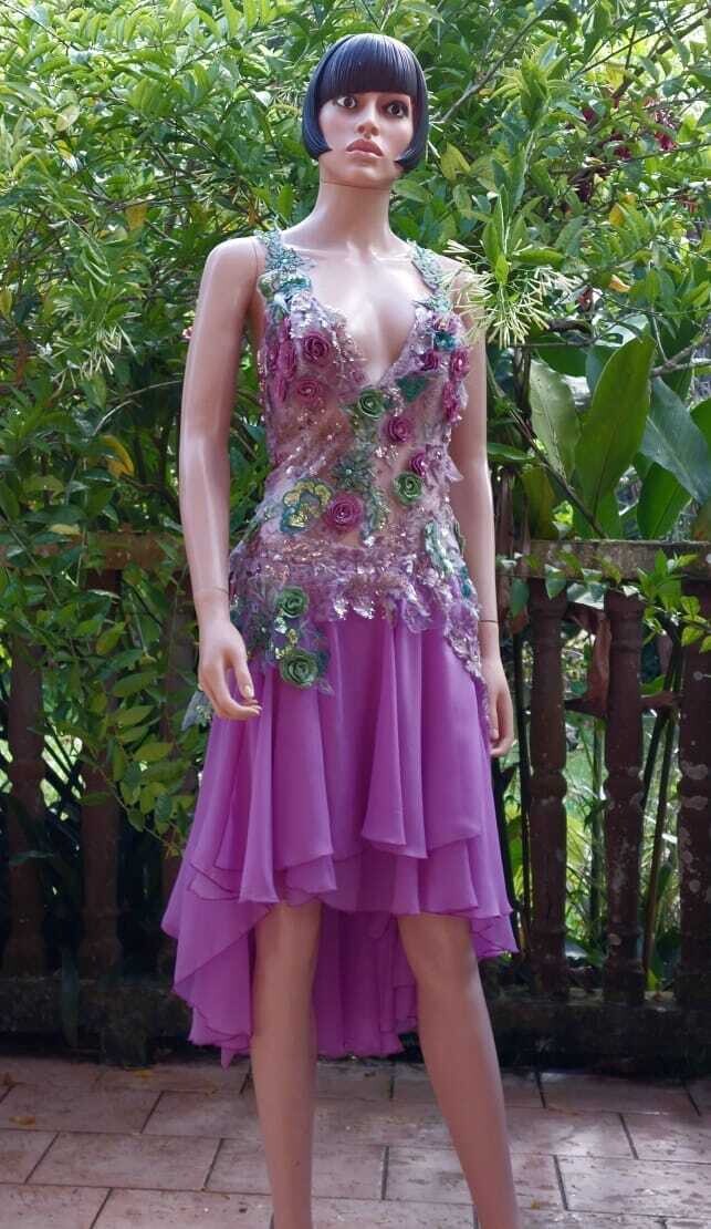 ​JESS 115 : ROBE DE MARIEE ROSE POUDREE