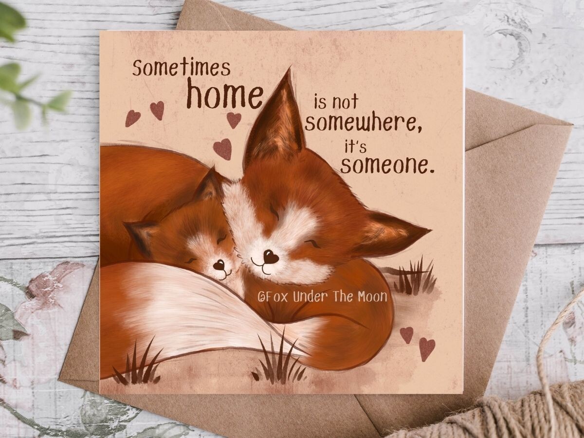 'Someone' Single Greeting Card