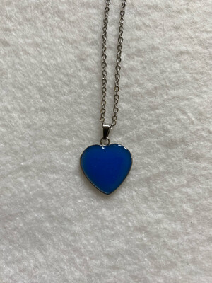 Collana cuore - blu
