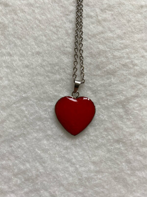 Collana cuore - Rossa