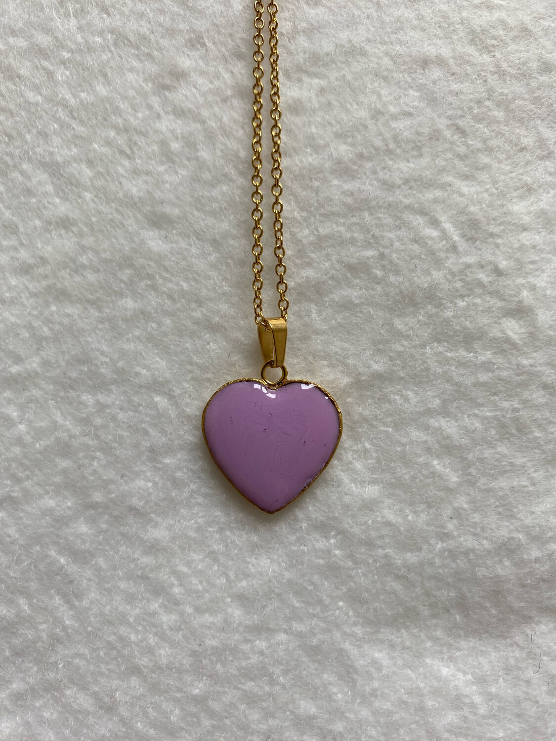 Collana Cuore Lilla