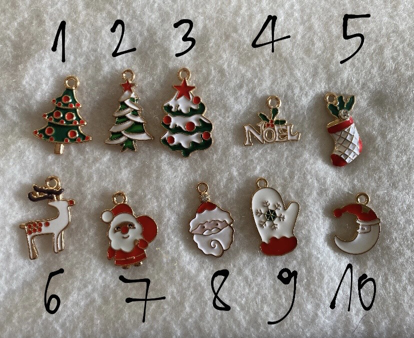 Collana con cordino di Natale - scegli il ciondolo che più ti piace