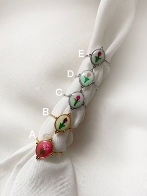 Anelli - Ovali - Tulipani/Rose