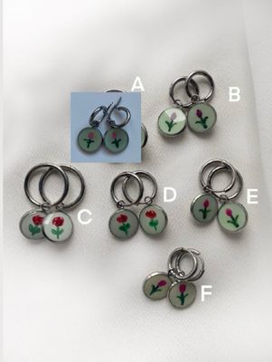 Orecchini - Tulipani - Argento