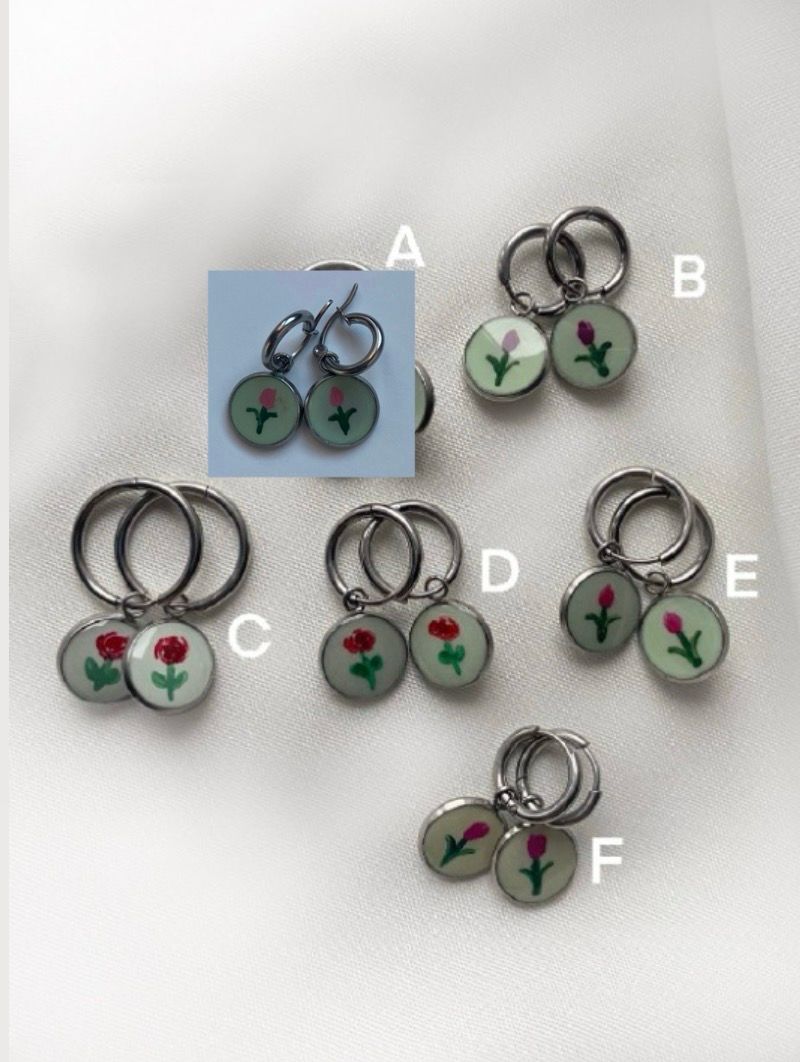 Orecchini - Tulipani - Argento