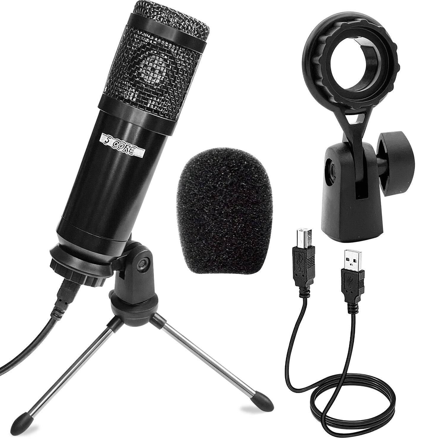 Premium Pro Audio Condenser Recording Microphone Podcast Gaming PC Studio Mic 5 Core RM 4 B