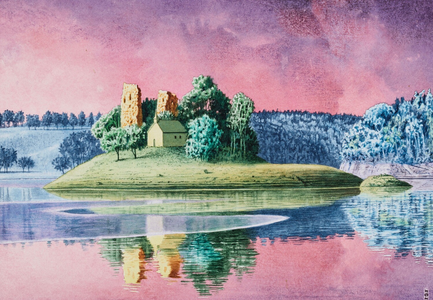 Carte double A6 &quot;Olivier Zappelli&quot; La Gruyère