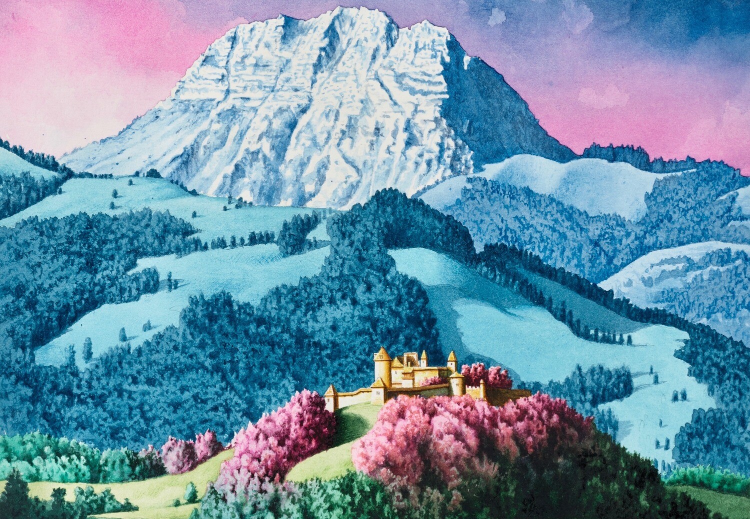 Carte double A6 &quot;Olivier Zappelli&quot; La Gruyère