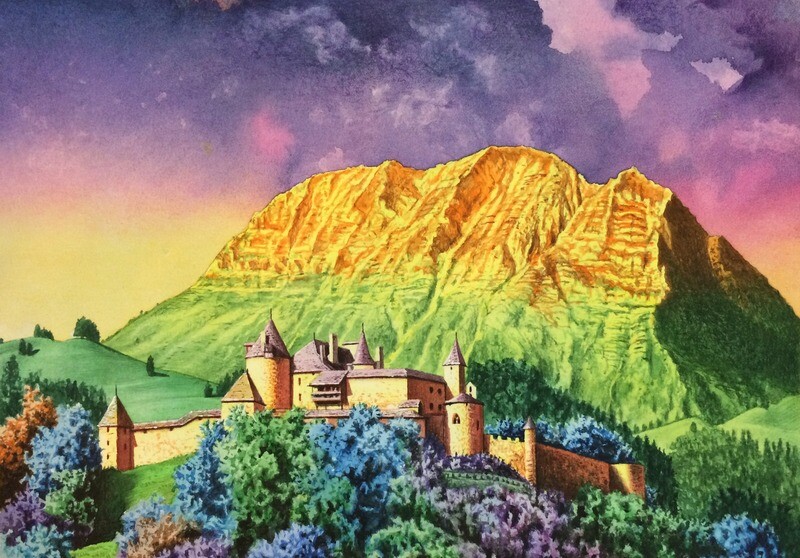 Carte double A6 &quot;Olivier Zappelli&quot; La Gruyère