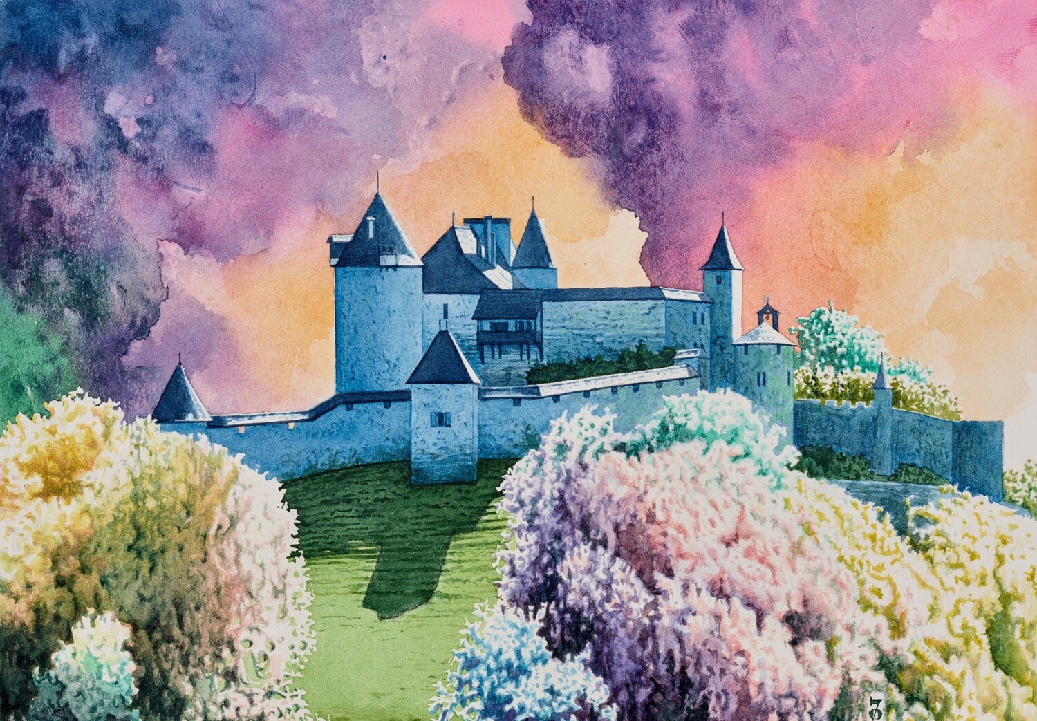 Carte double A6 &quot;Olivier Zappelli&quot; La Gruyère