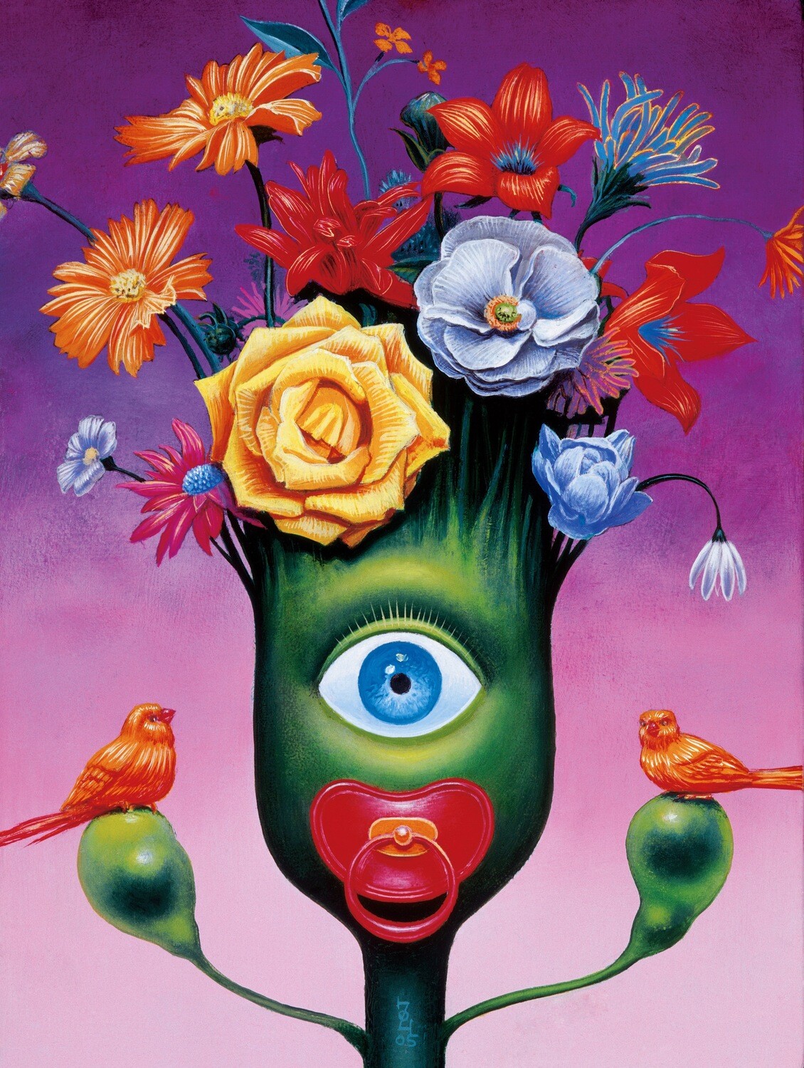 Carte double A6 Bébé de printemps &quot;Olivier Zappelli&quot;