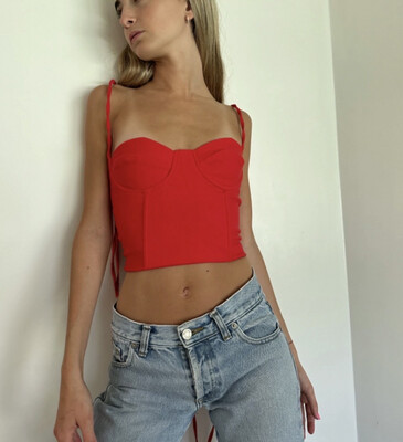 Corset Julia red