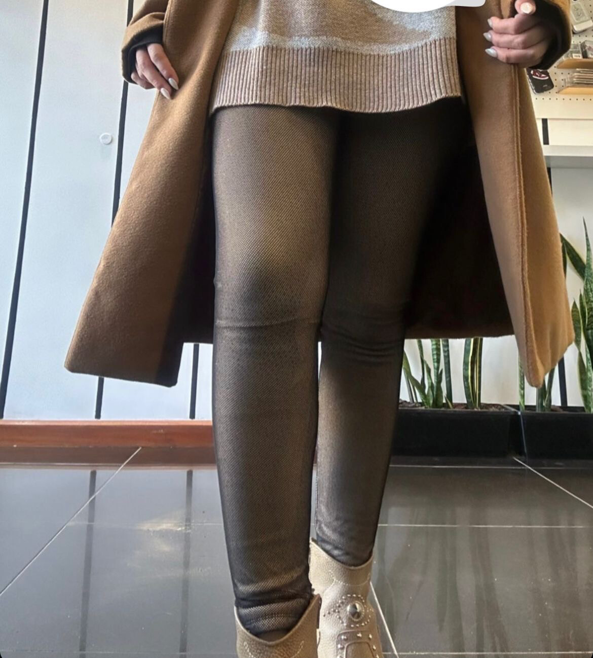 Medias sin pie efecto piel