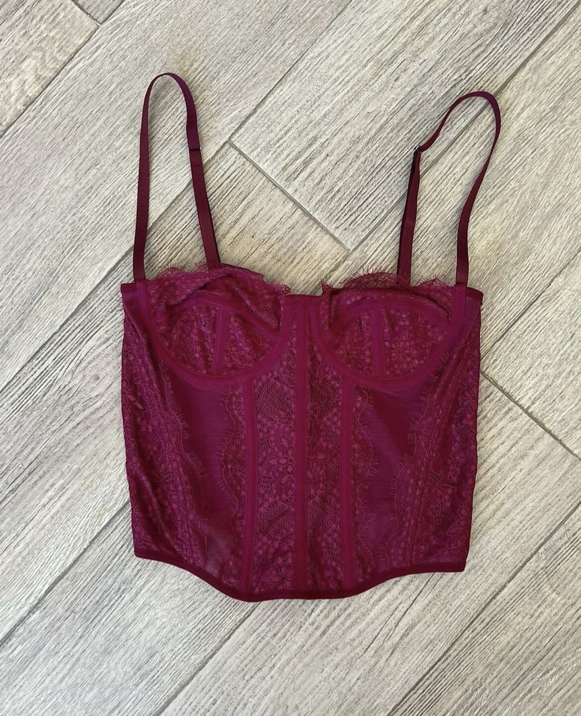 Corset Linna bordo