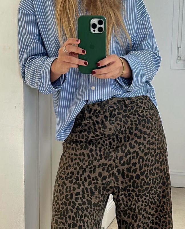Pantalón animal print