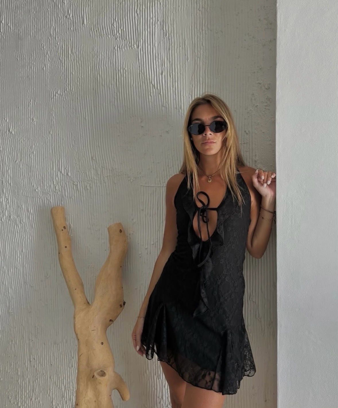 Vestido sirena negro
