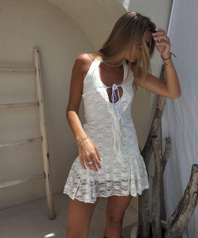 Vestido sirena blanco