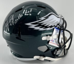 Philadelphia Eagles Black Alternate Speed Full Size Helmet