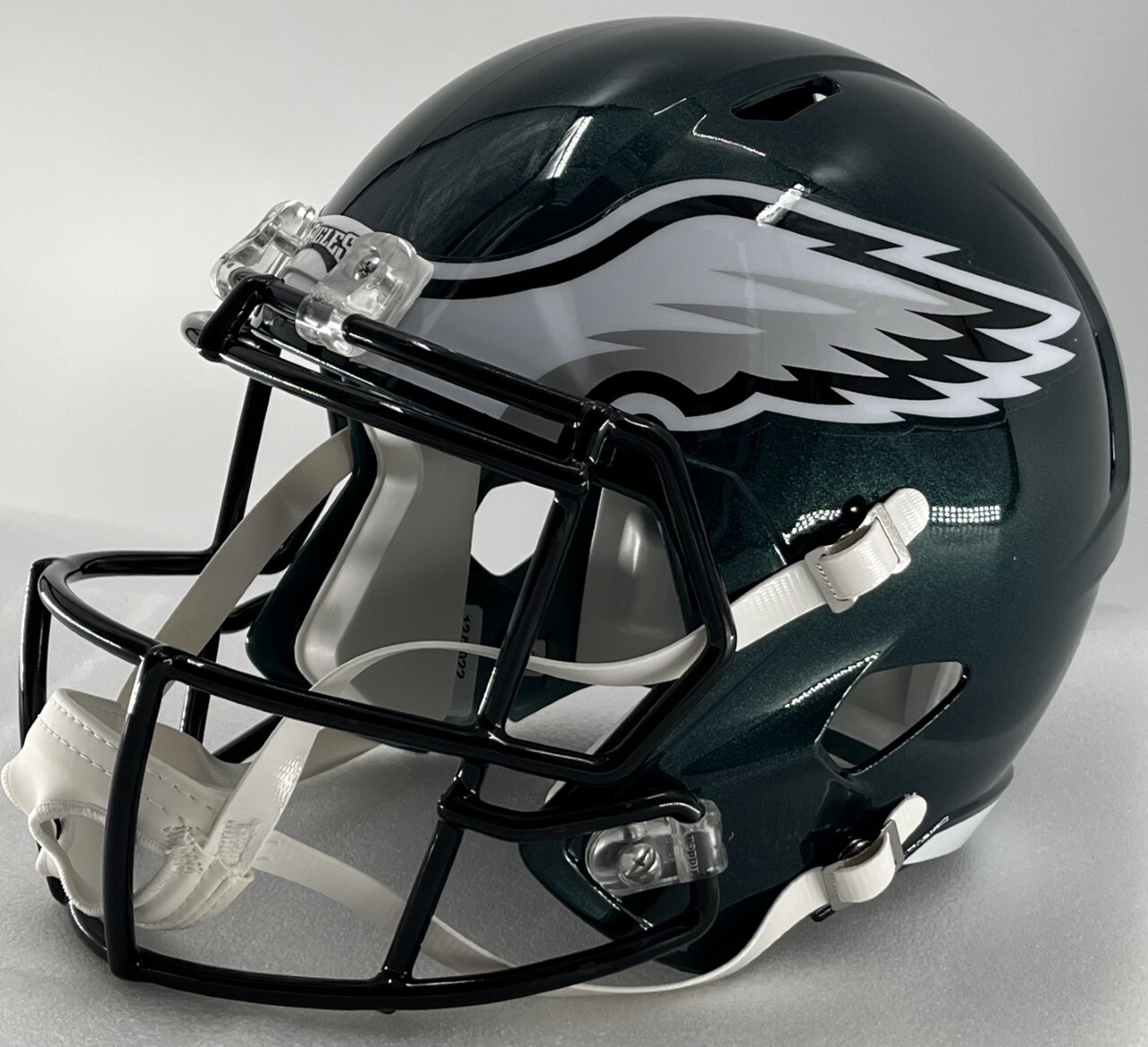 Jalen Hurts Autographed Philadelphia Eagles Black Full Size Replica Speed  Helmet 2022 Alt Color Beckett BAS Witness Stock #217987