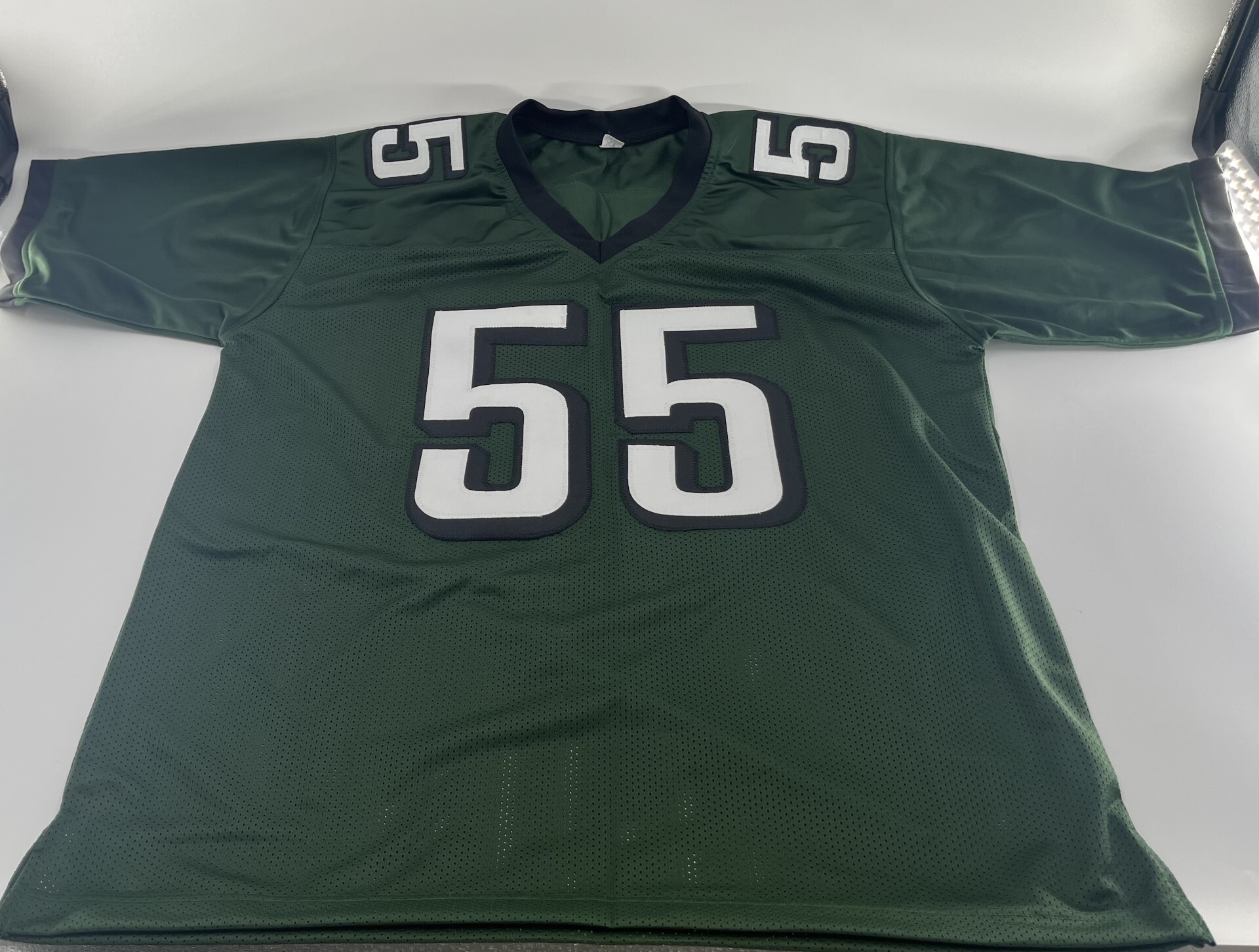 Brandon Graham Signed Philadelphia Green Football Jersey (JSA) — RSA