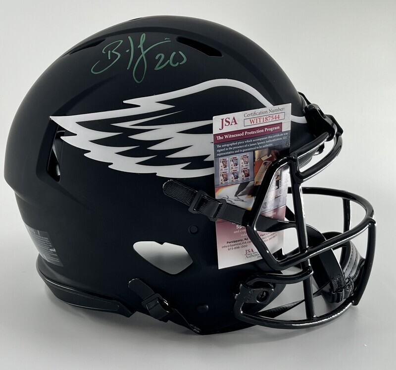 Brian Dawkins Signed Eagles Full Size Speed Eclipse Authentic Helmet J –  MVP Authentics