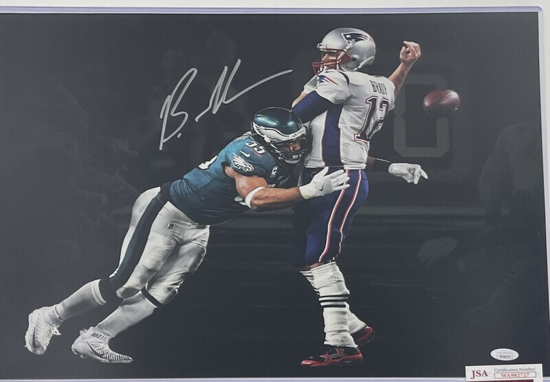 Brandon Graham Signed Eagles Spotlight 16x20 Photo (JSA)
