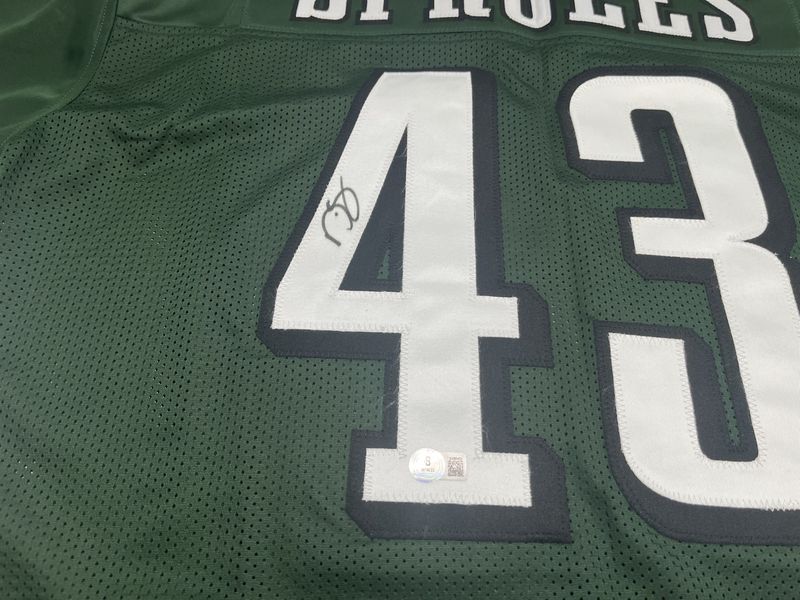 Darren Sproles Signed Custom Eagles Jersey (Beckett)