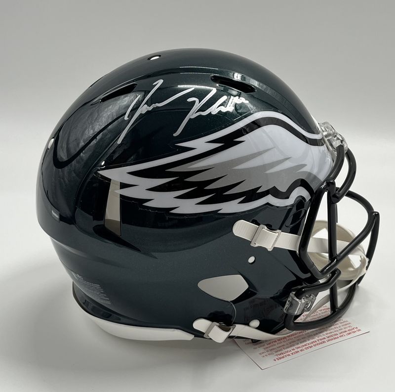Jason Kelce Signed Riddell Mid-Night Green Full Size Speed Authentic Helmet (PSA)