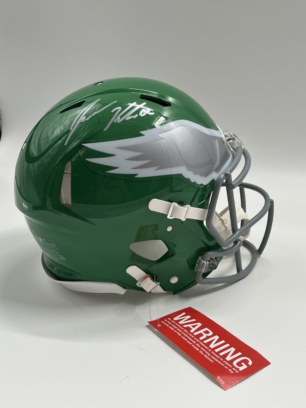 Jason Kelce Signed Philadelphia Eagles FS Speed (Kelly Green) Authentic Helmet (PSA)