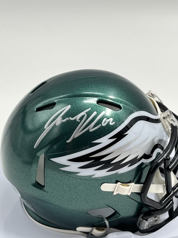 Jason Kelce Signed Philadelphia Eagles Mini Speed Helmet (PSA)