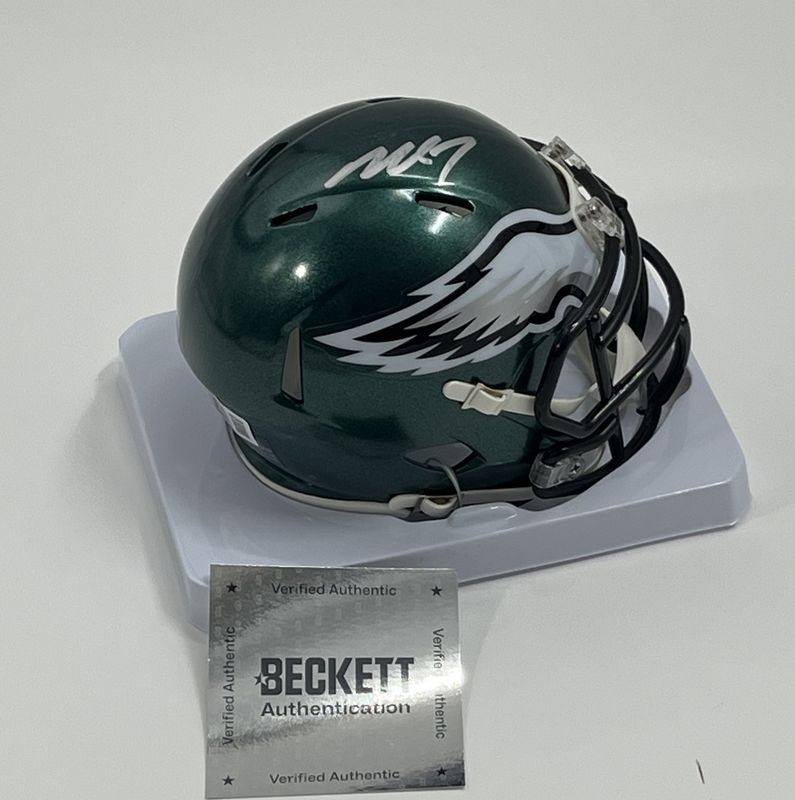 Michael Vick Signed Eagles Speed Mini Helmet (Beckett)