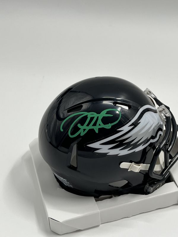 Jalen Hurts Signed Eagles Alternate Speed Riddell Mini Helmet (Beckett)