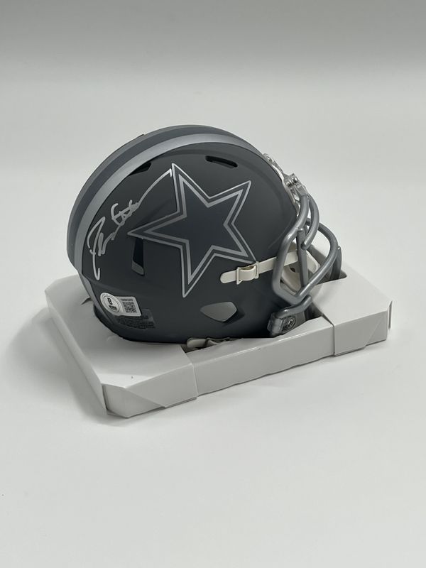 Deion Sanders Signed Slate Alternate Speed Mini Helmet (Beckett)