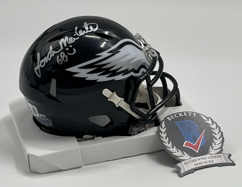 Jordan Mailata Signed Eagles Speed Mini Helmet (Beckett)
